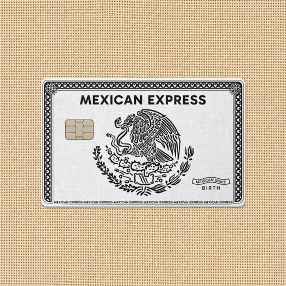 Mexican Express Credit Card Skin Sticker